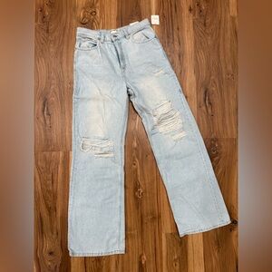 We the free Distressed Light Blue Women's Jeans